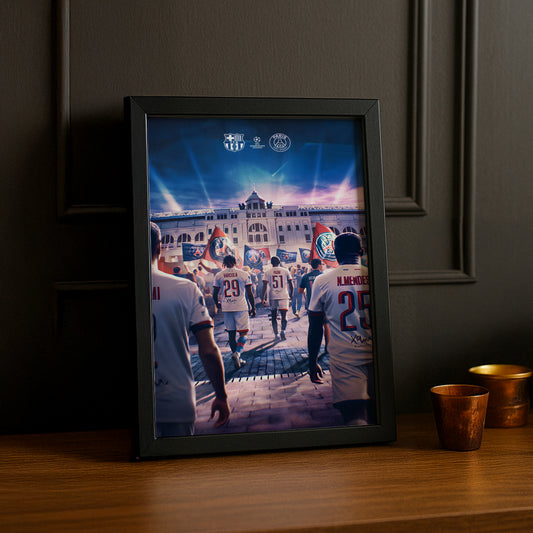 Poster encadrée Paris Saint-Germain - Illustration