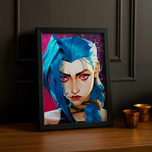 Cadre photo Jinx Portrait Arcane