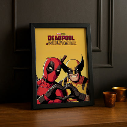 Cadre photo Deadpool & Wolverine Marvel