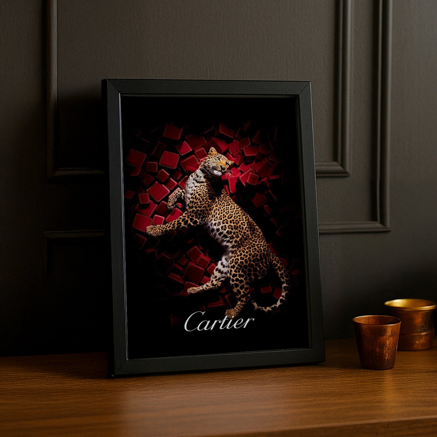 Cadre photo Cartier - Panthère Allonger