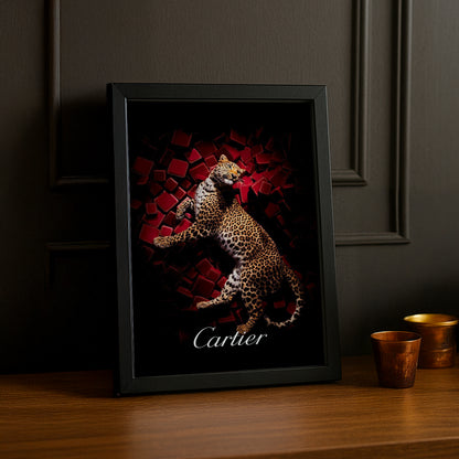 Cadre photo Cartier - Panthère Allonger
