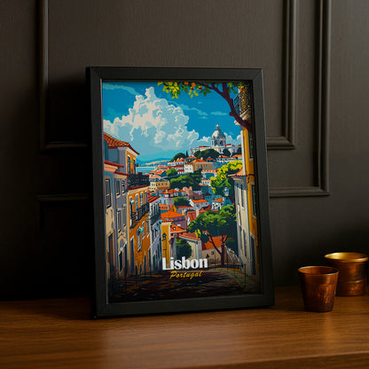 Cadre photo Lisbon Portugal