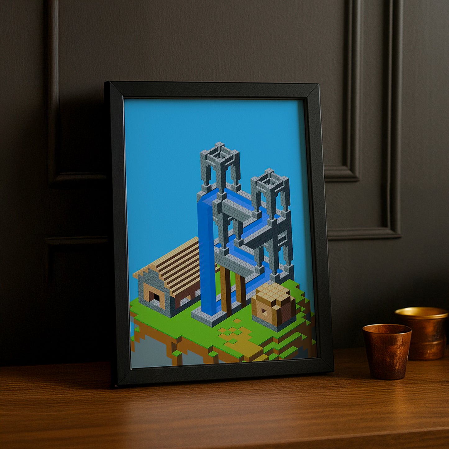 Cadre photo Minecraft - Construction