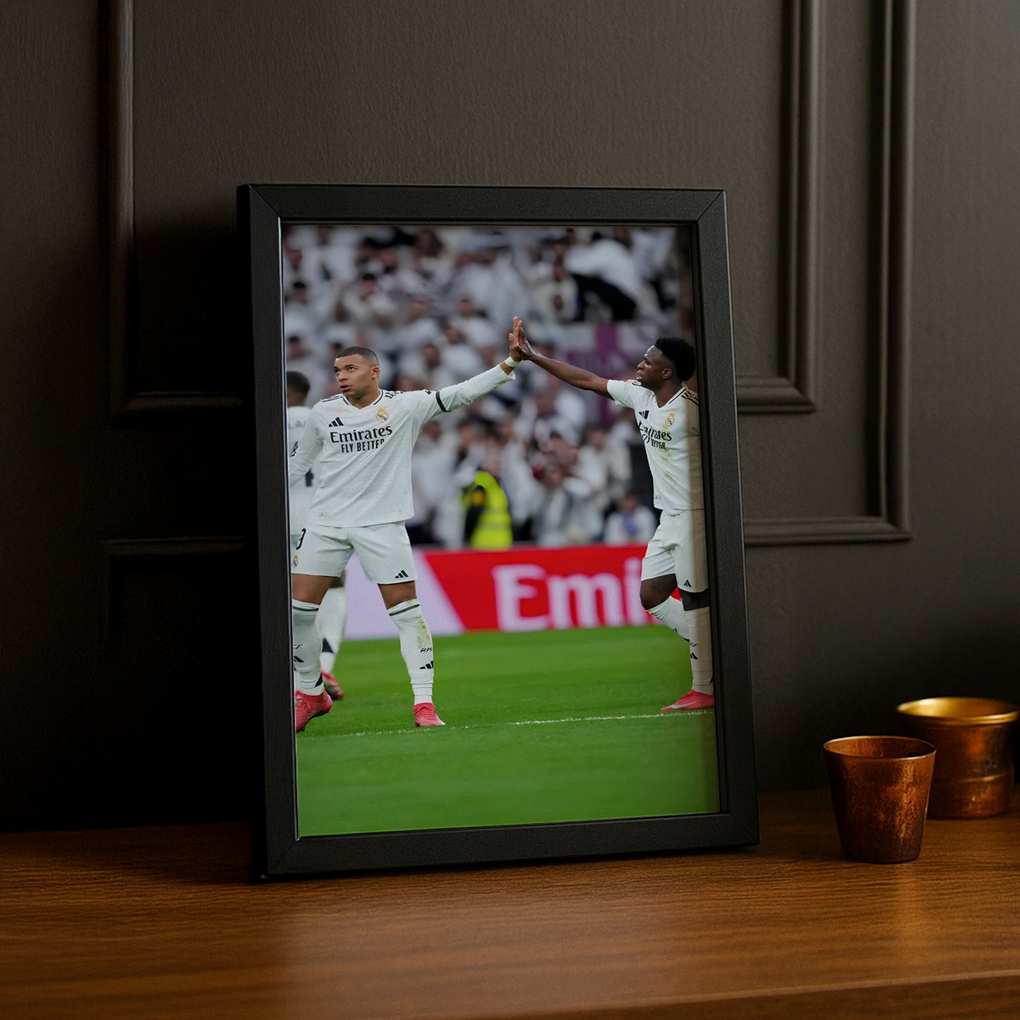 Cadre photo de Mbappé x Vinicius
