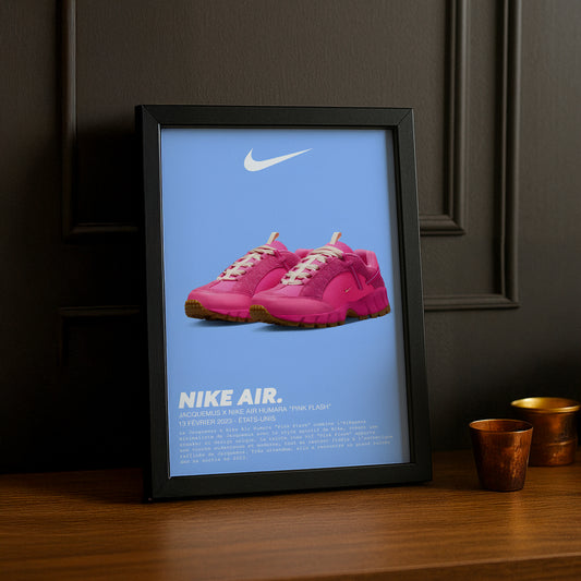 Cadre photo Jacquemus x Nike Air Humara Pink Flash
