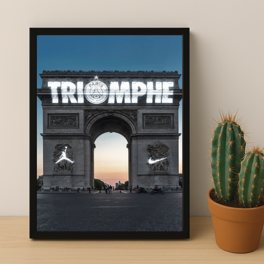 Cadre photo PSG Triomphe