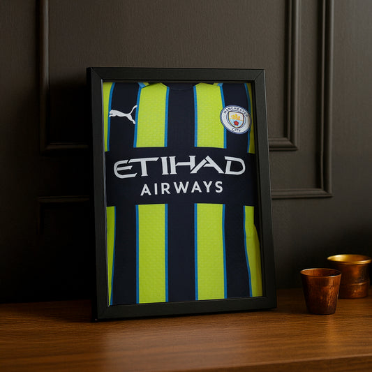 Cadre photo Maillot de Manchester City extérieur
