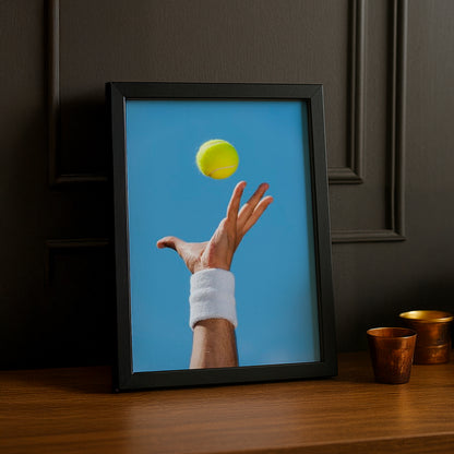 Cadre photo Tennis - Service