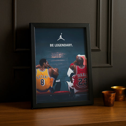 Cadre photo NBA - Be Legendary Jordan x Bryant