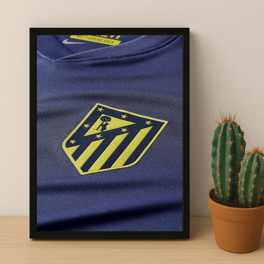 Cadre photo - Maillot Atletico Madrid 25-26
