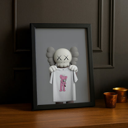 Poster Kaws t-shirt