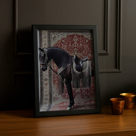 Cadre photo Équitation - Cheval Tapis Rouge