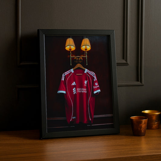 Cadre photo - Maillot Liverpool FC 25-26