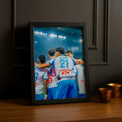 Poster encadrée Olympique de Marseille - Aguerd célébration