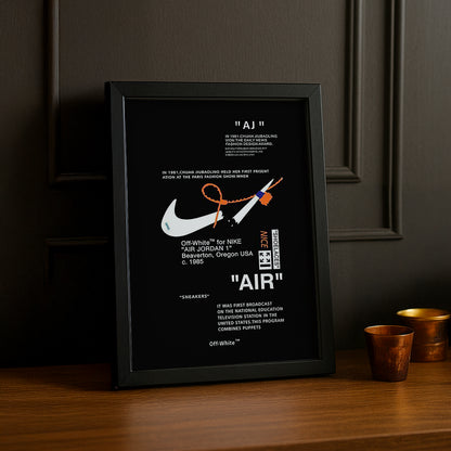 Cadre photo Off-White x Nike