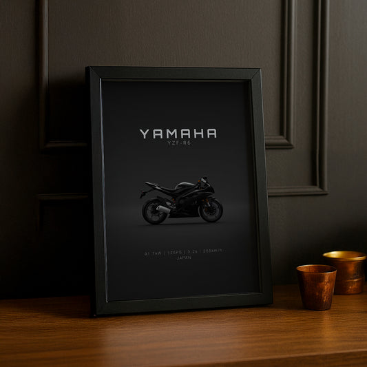 Cadre Photo Moto - Yamaha YZF-R6