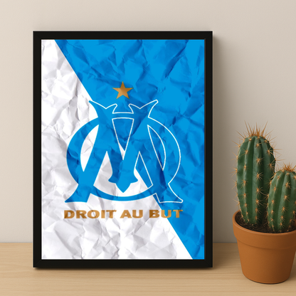 Olympique de Marseille Ecusson - Poster