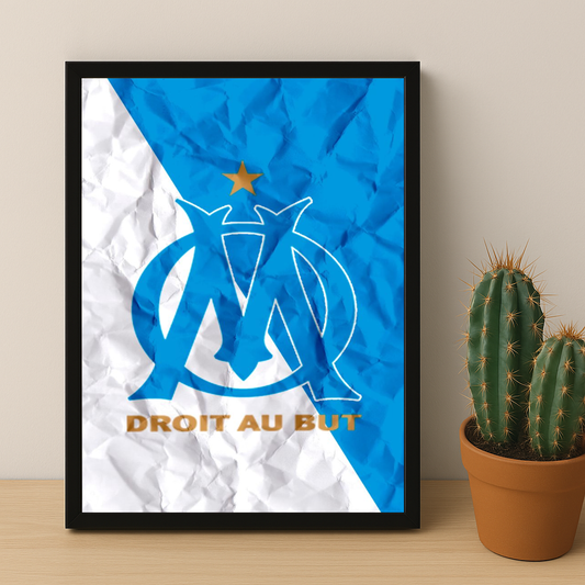 Olympique de Marseille Ecusson - Poster