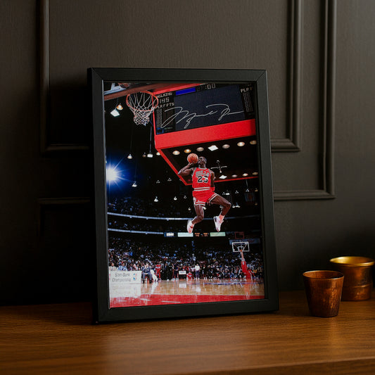 Cadre photo NBA - Michael Jordan Dunk