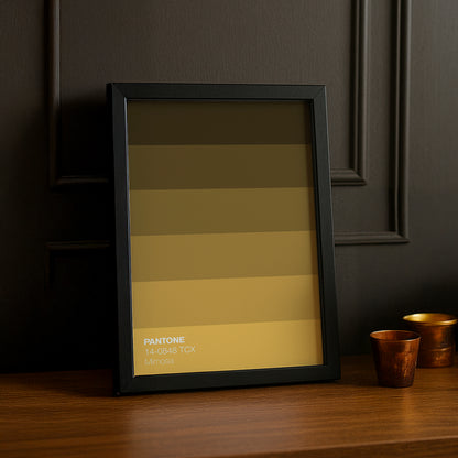 Cadre Photo Pantone Dégradé - Mimosa