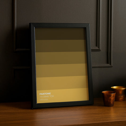 Cadre Photo Pantone Dégradé - Mimosa