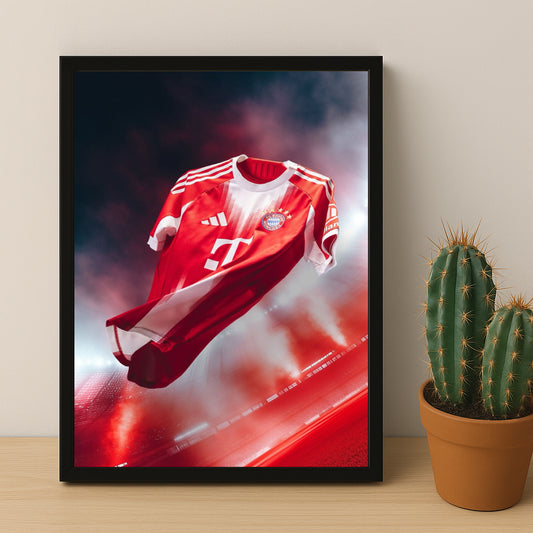 Poster Maillot Football - Bayern Munich Domicile 25-26