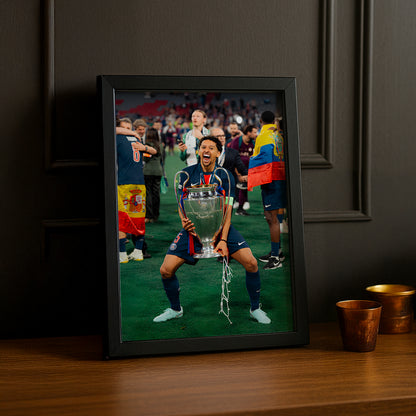 Cadre photo Paris Saint-Germain Marquinhos Ligue des champions