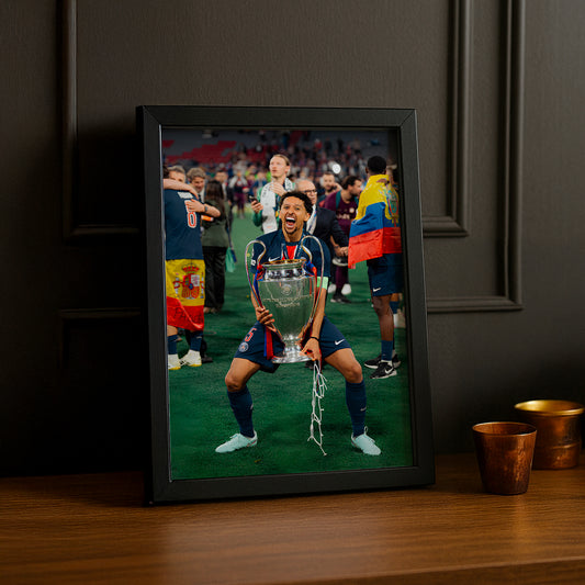 Cadre photo Paris Saint-Germain Marquinhos Ligue des champions