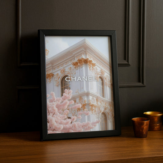 Cadre photo Chanel - Aesthetic Pink