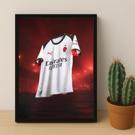 Poster Maillot Football - AC Milan Extérieur 25-26