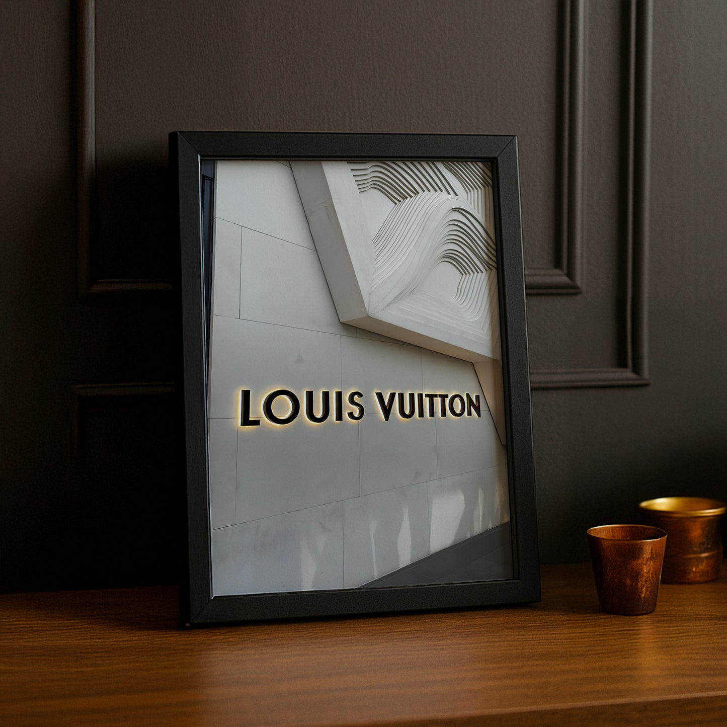 Cadre photo Louis Vuitton devanture