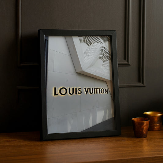 Cadre photo Louis Vuitton devanture