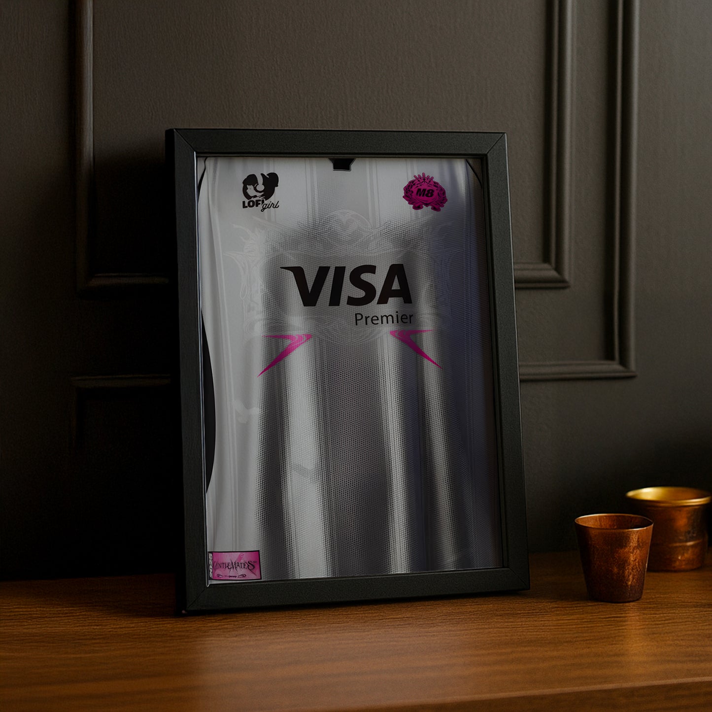 Cadre photo Gentlemates Maillot blanc 2025