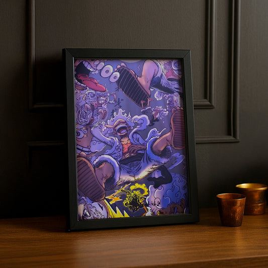 Cadre photo One Piece - Luffy Gear 5