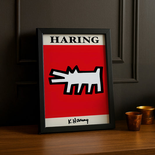 Cadre photo Keith Haring Dog
