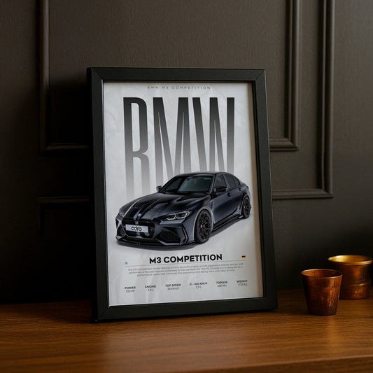 Cadre photo BMW M3 Competition