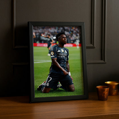 Cadre Photo Real Madrid - Célébration de Vinicius Jr