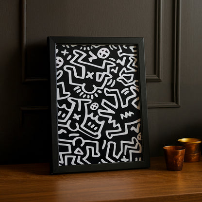 Cadre photo Keith Haring