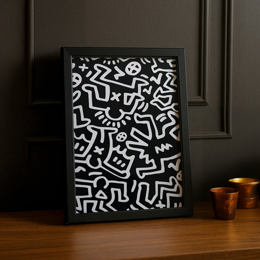 Cadre photo Keith Haring