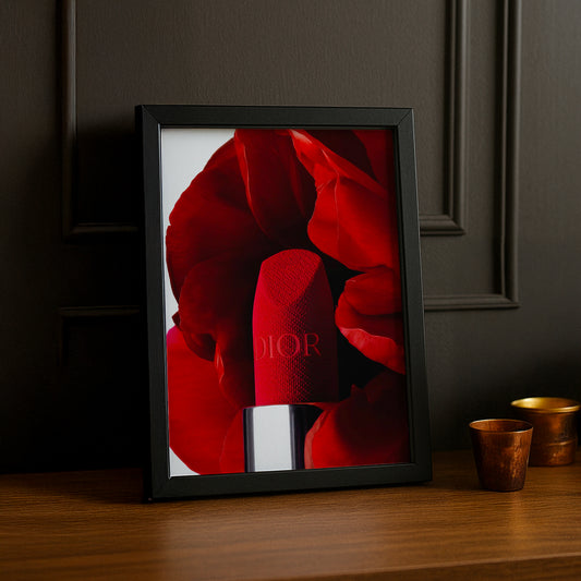 Cadre photo Dior - Rouge à lèvre