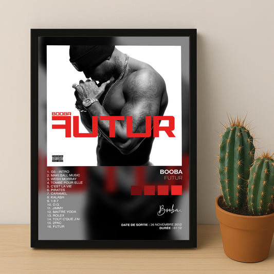 Poster - Album Booba Futur