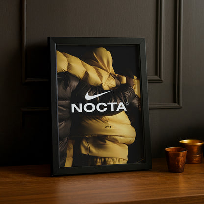 Cadre photo Nocta x Nike jaune