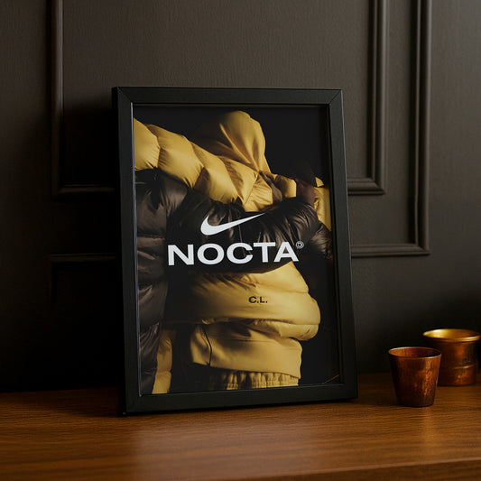 Cadre photo Nocta x Nike jaune
