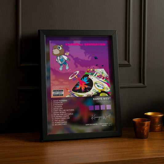 Cadre photo Graduation Kanye West