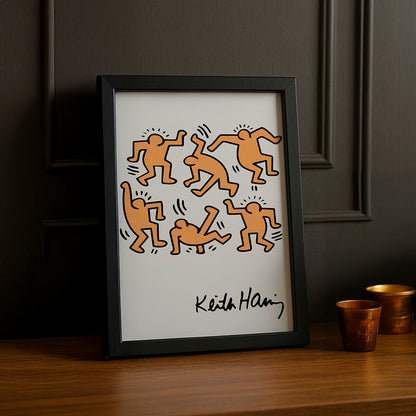 Cadre photo Keith Haring