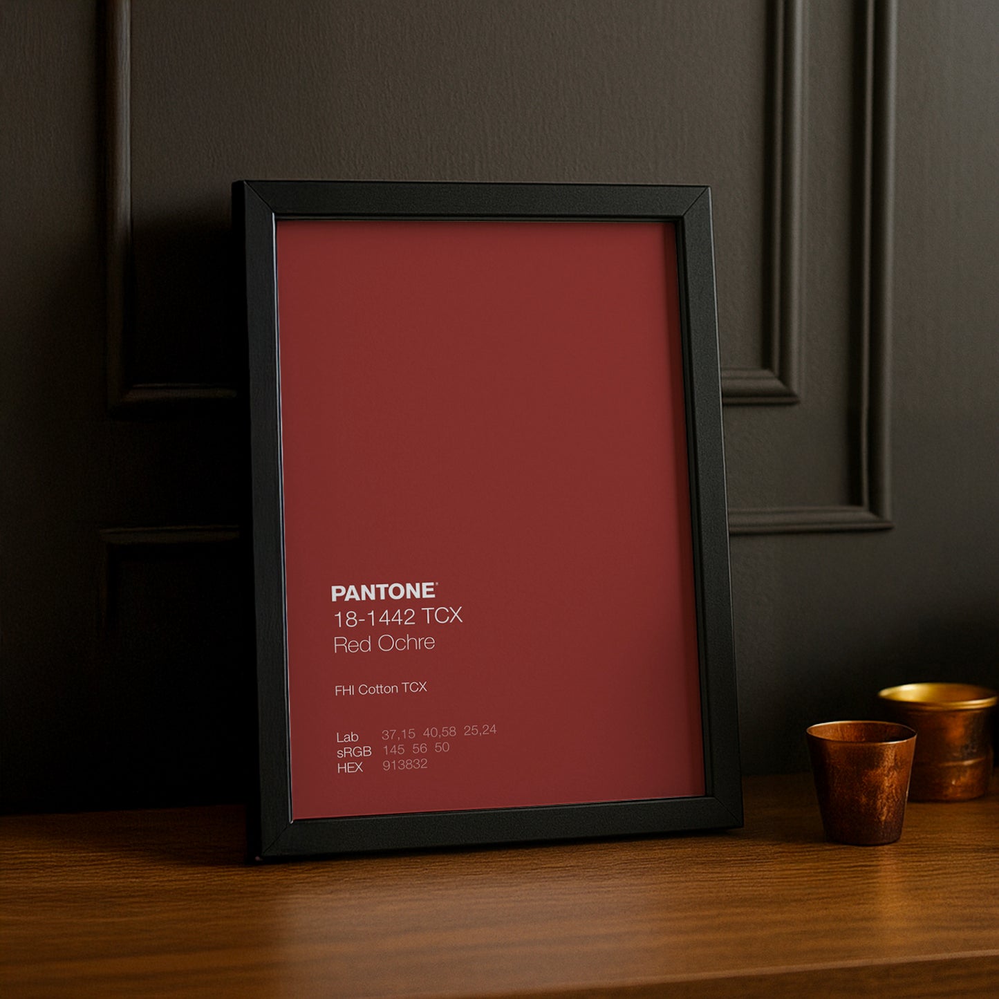 Cadre Photo Pantone - Red Ochre