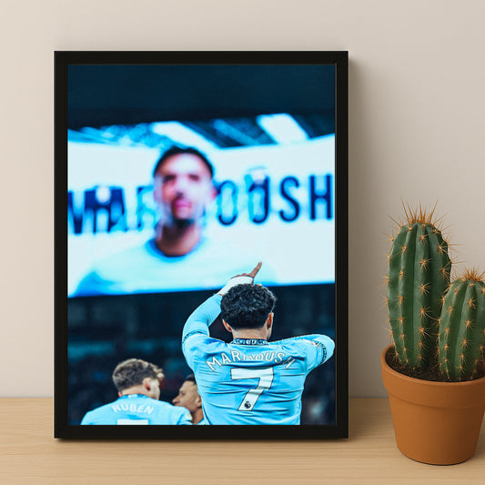 Poster Manchester City - Omar Marmoush