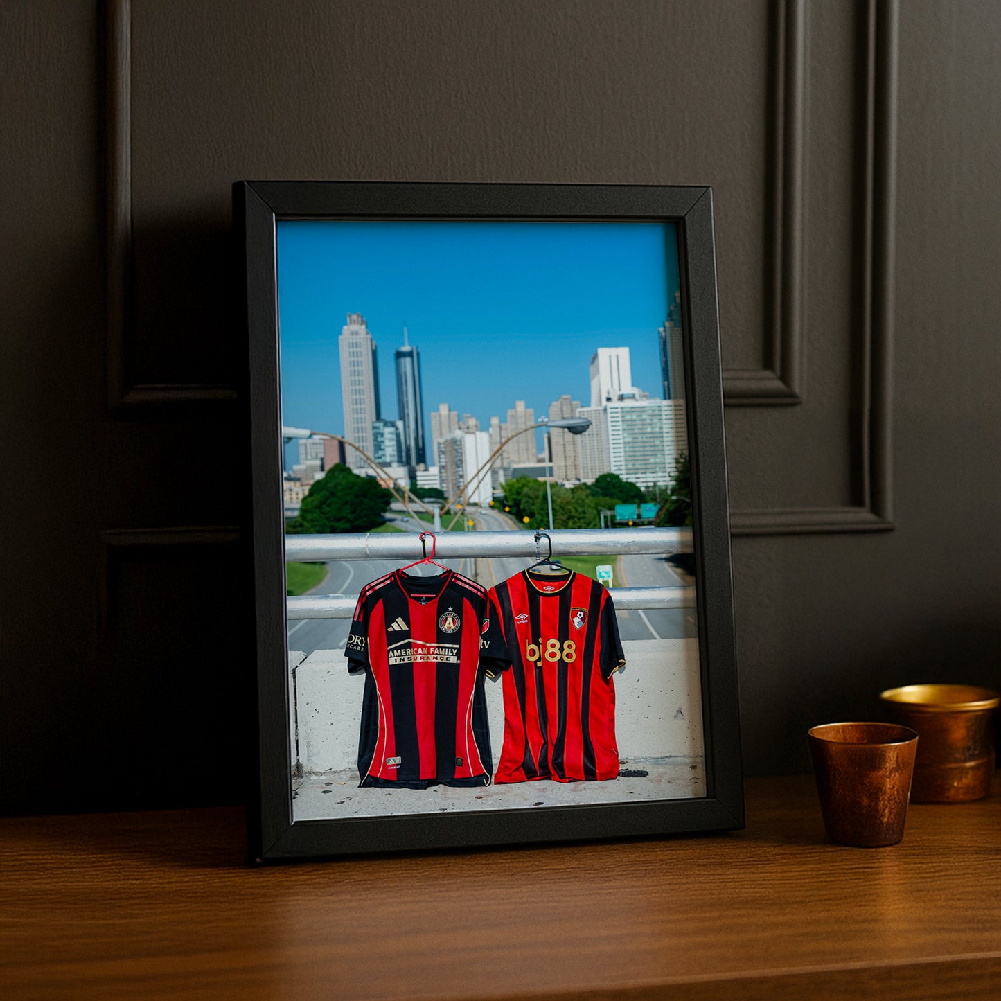 Cadre photo - Maillot Bournemouth 25-26