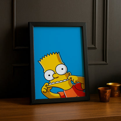 Cadre Photo Les Simpsons - Bart Grimace