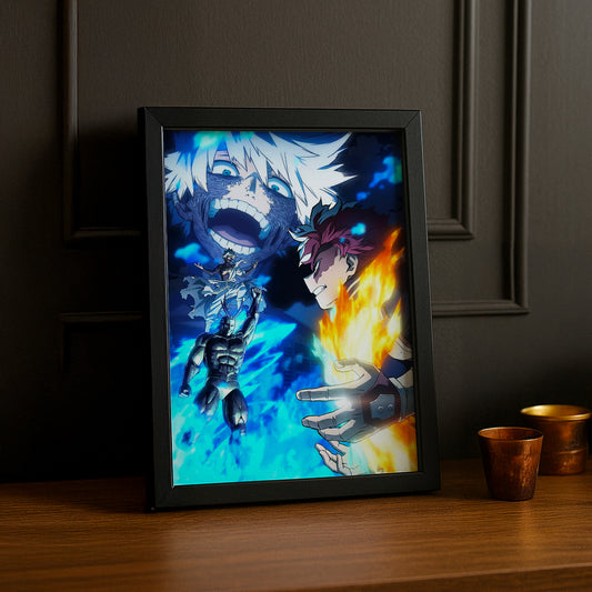 Cadre Photo My Hero Academia - Clash of Fire and Ice